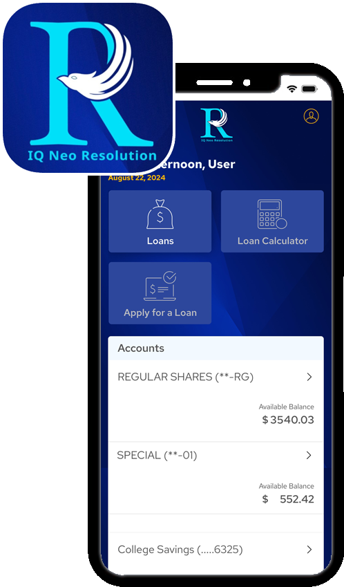 IQ Neo Mobile Banking App